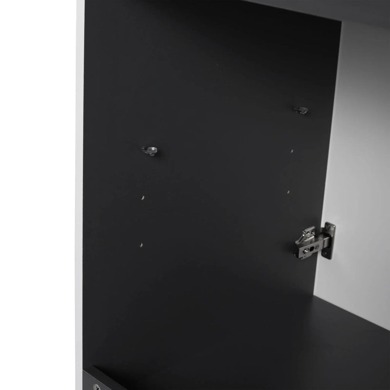Contemporary Freestanding Bathroom Vanity With Resin Sink & Soft-Close Cabinet Doors by HouseOfZazla