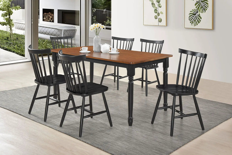 Hollyoak Rectangular 63-inch Wood Dining Table Walnut by Unique Piece Furniture