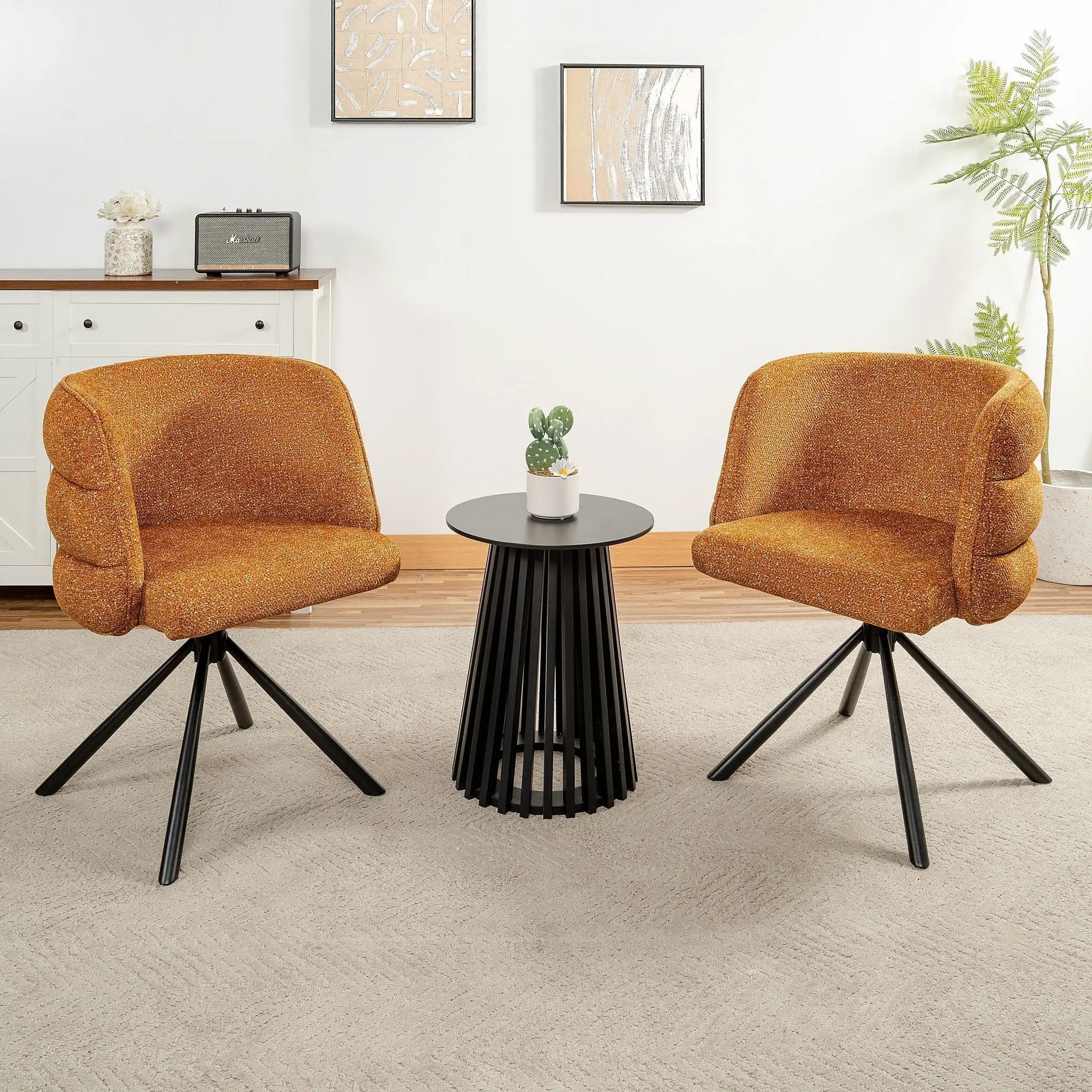 270 Degree Swivel Upholstered Desk Chairs (Set of 2) by HouseOfZazla