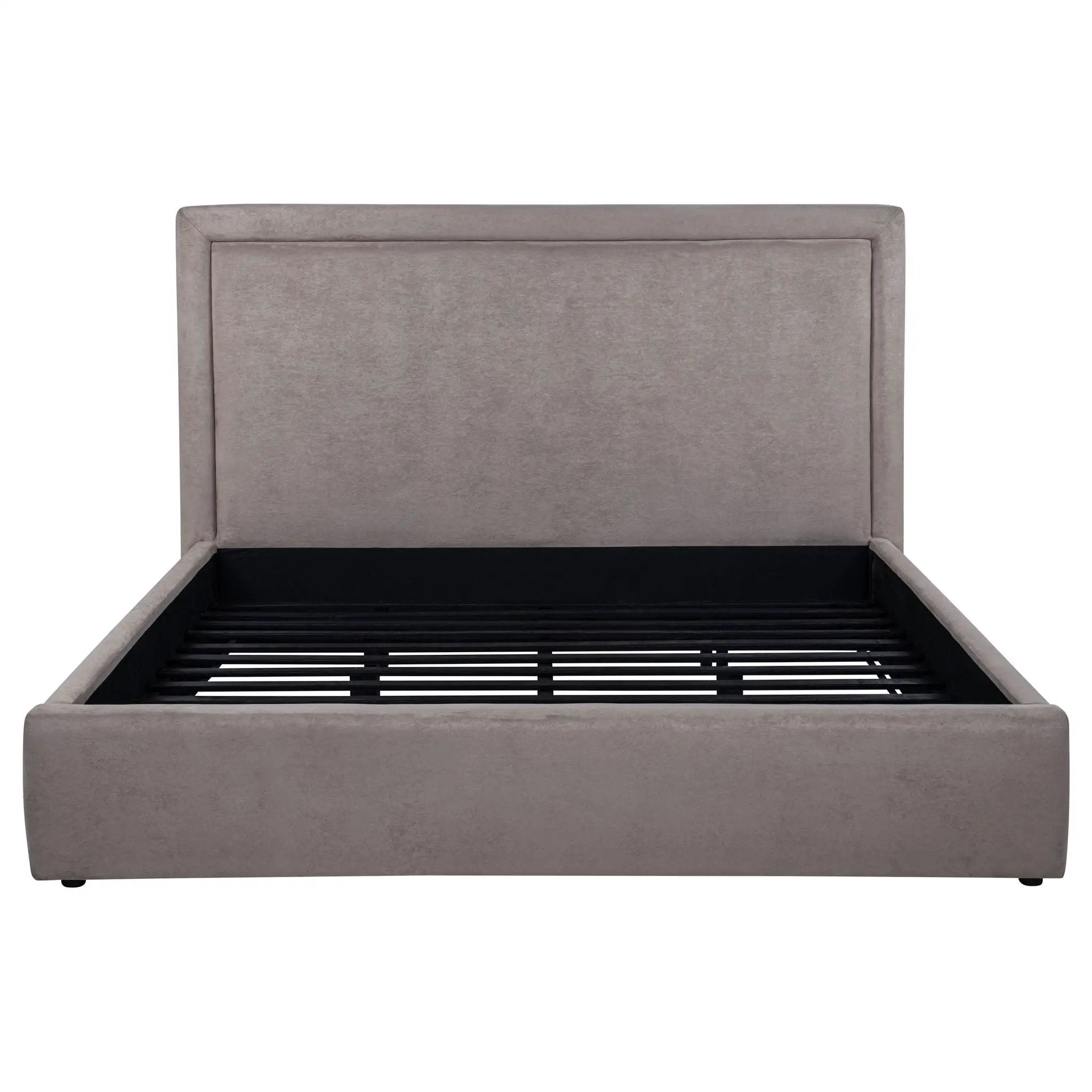 Lawson 54-inch Upholstered Eastern King Platform Bed Mushroom by Unique Piece Furniture