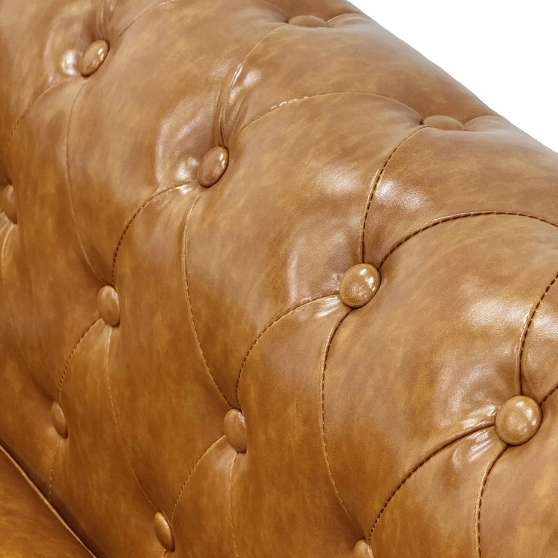 Elegant 2-Piece PU Sofa Set for Living Room by HouseOfZazla