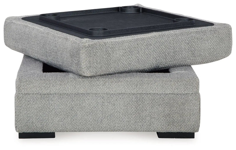 Casselbury - Ottoman With Storage - Cement by Unique Piece Furniture