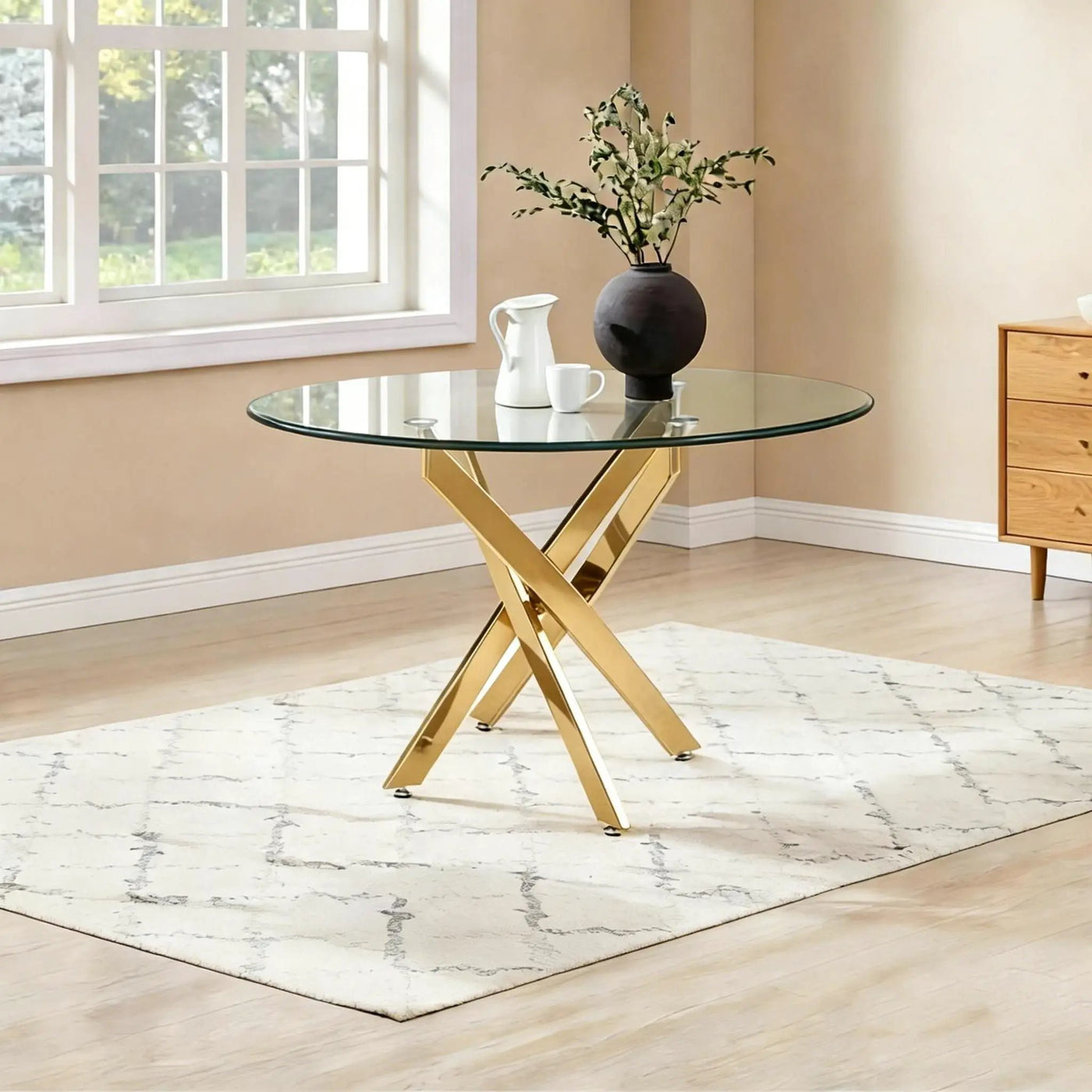 Modern Round Table For Dining Room by HouseOfZazla
