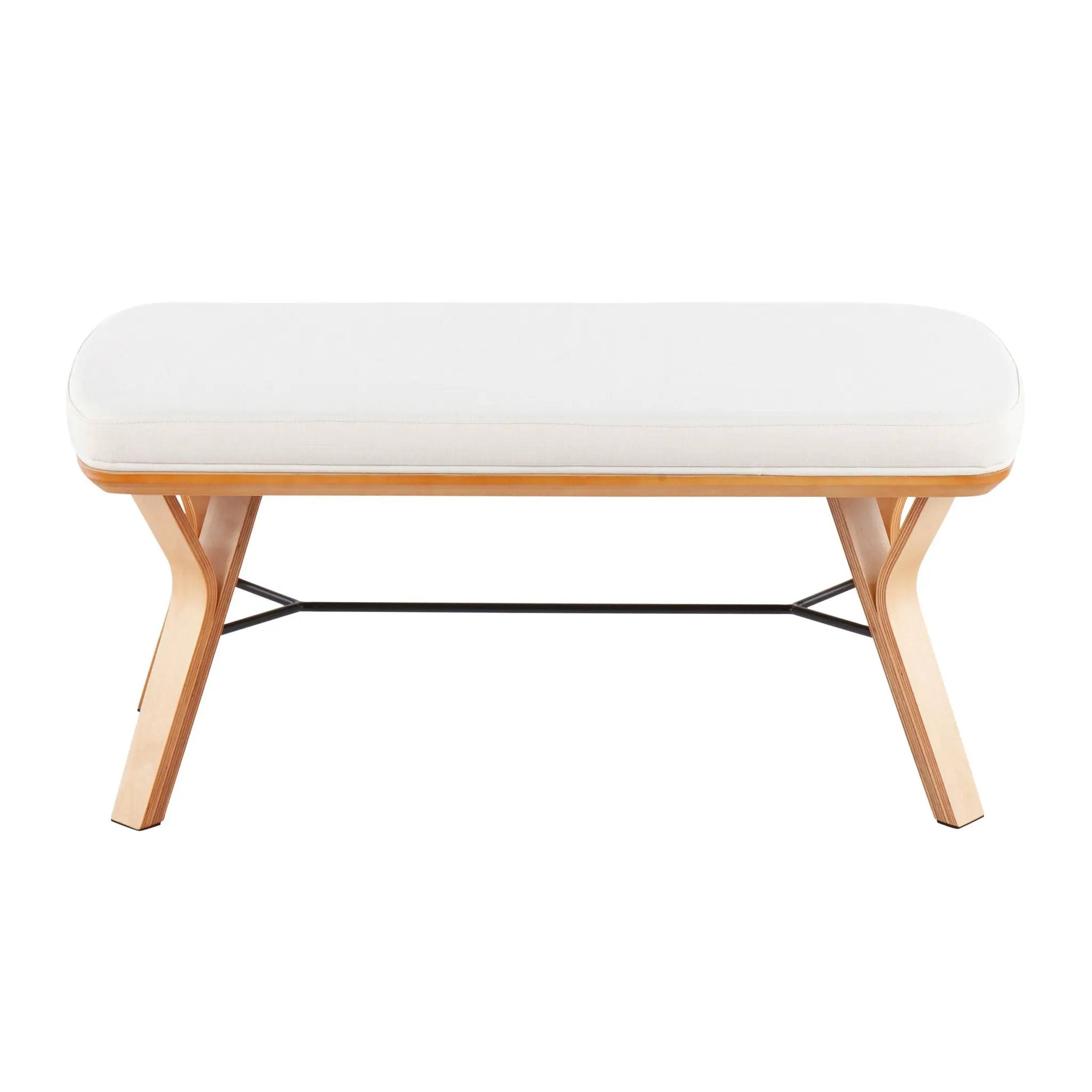 Folia - Mid Century / Modern Bench by Unique Piece Furniture