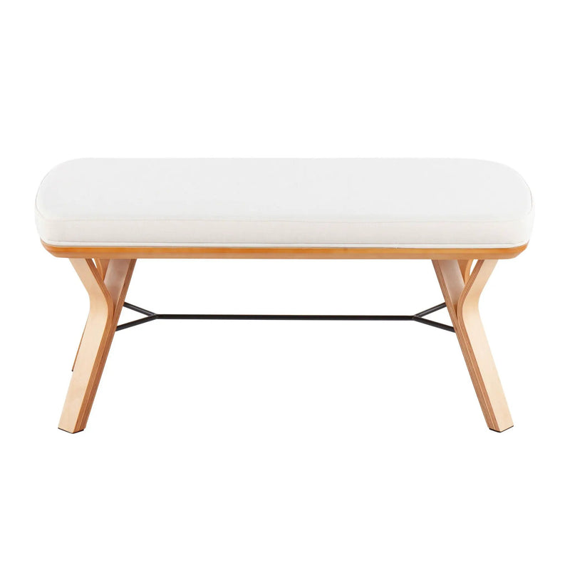 Folia - Mid Century / Modern Bench by Unique Piece Furniture