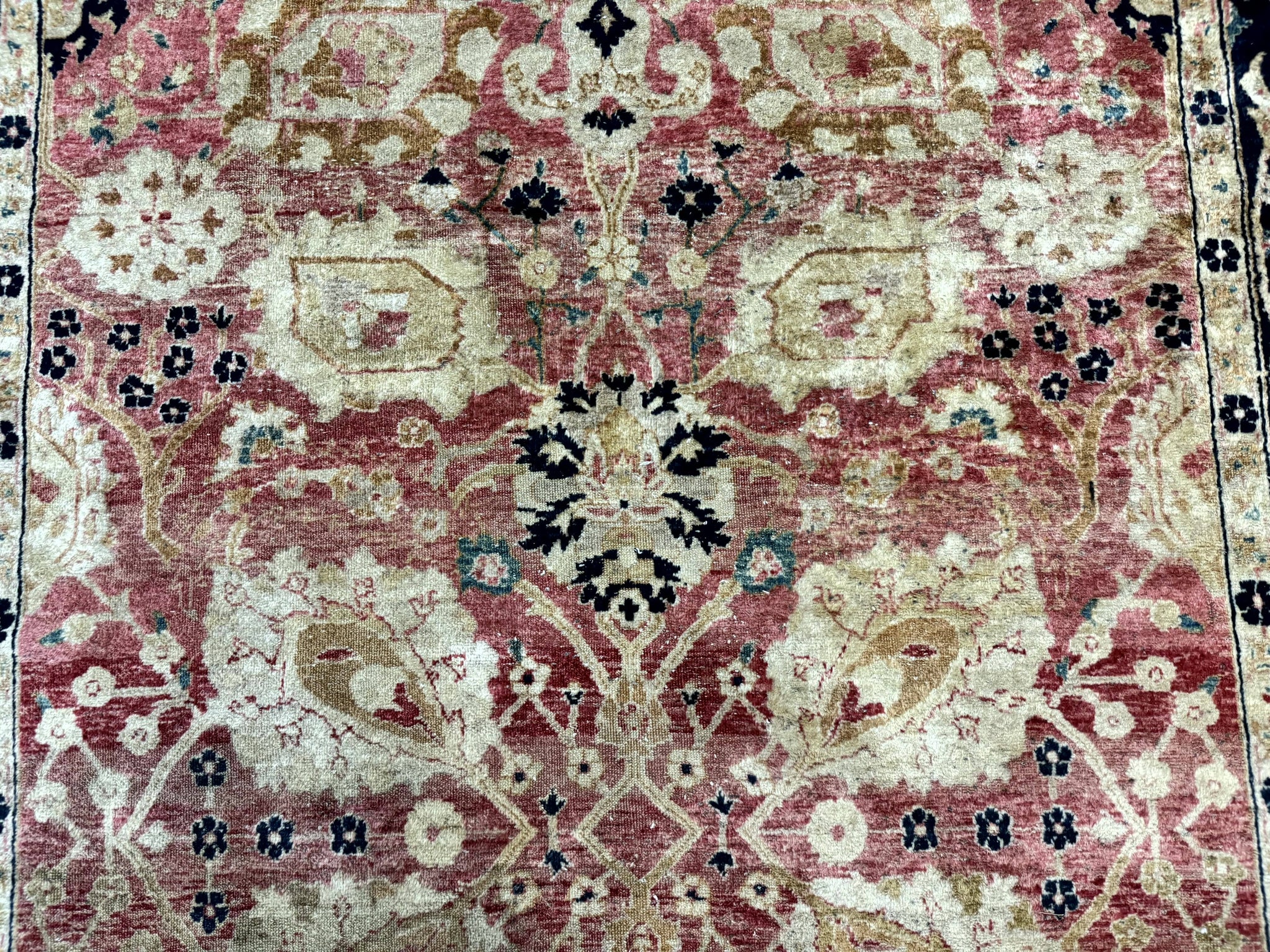 Indian Agra Rug 6x9, Allover Pattern, Traditional Wool Oriental Carpet by Jewel Rugs