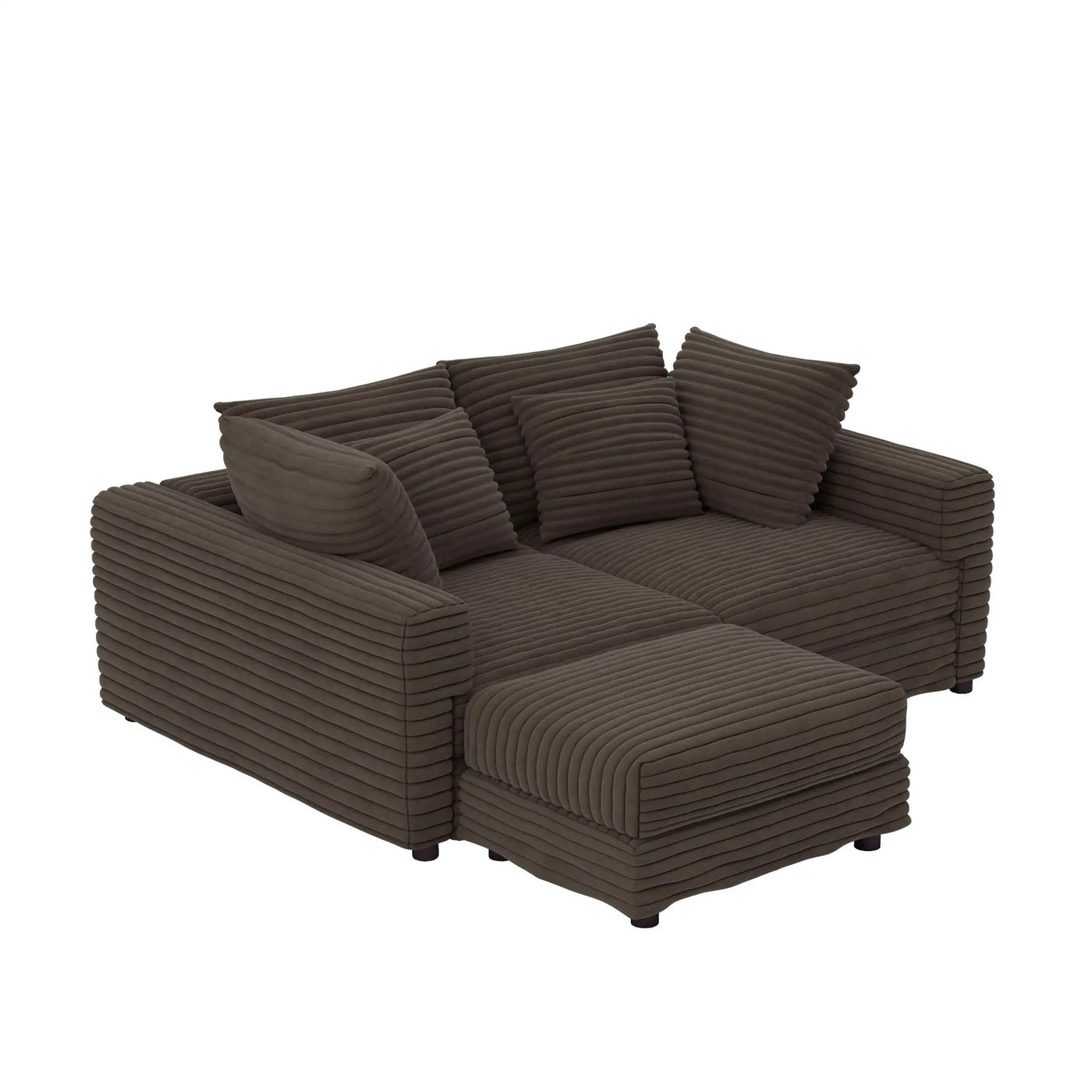 Modern Comfy Upholstered Sofa Cloud Couch & Deep Seat Couches by HouseOfZazla