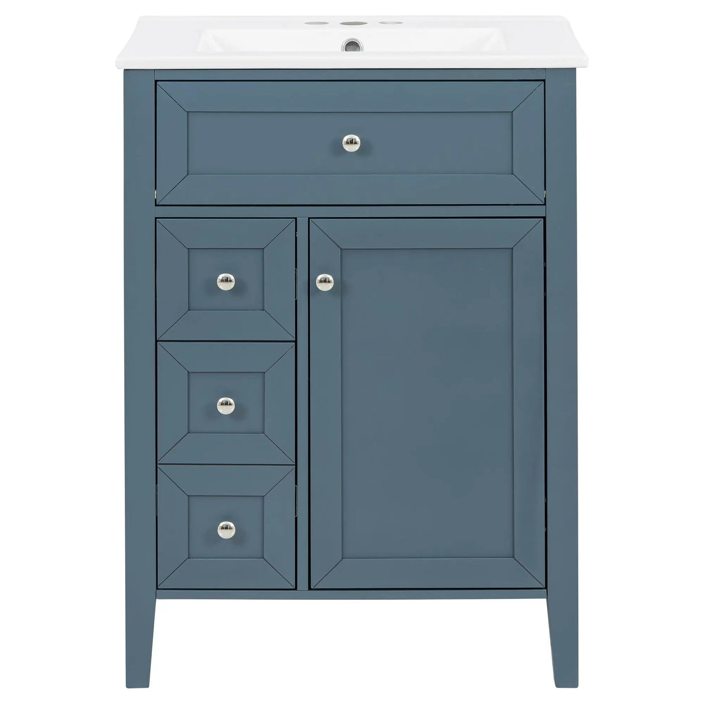 Bathroom Vanity With Sink, Soft Closing Cabinet by HouseOfZazla