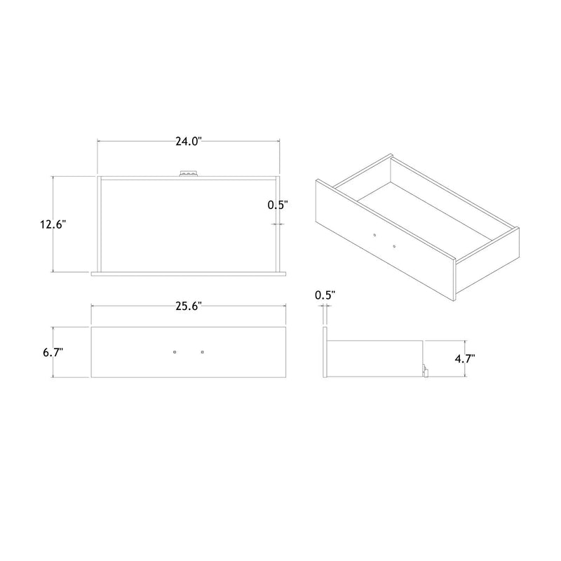 Charlston - 5 Piece Bedroom Set With LED Headboard