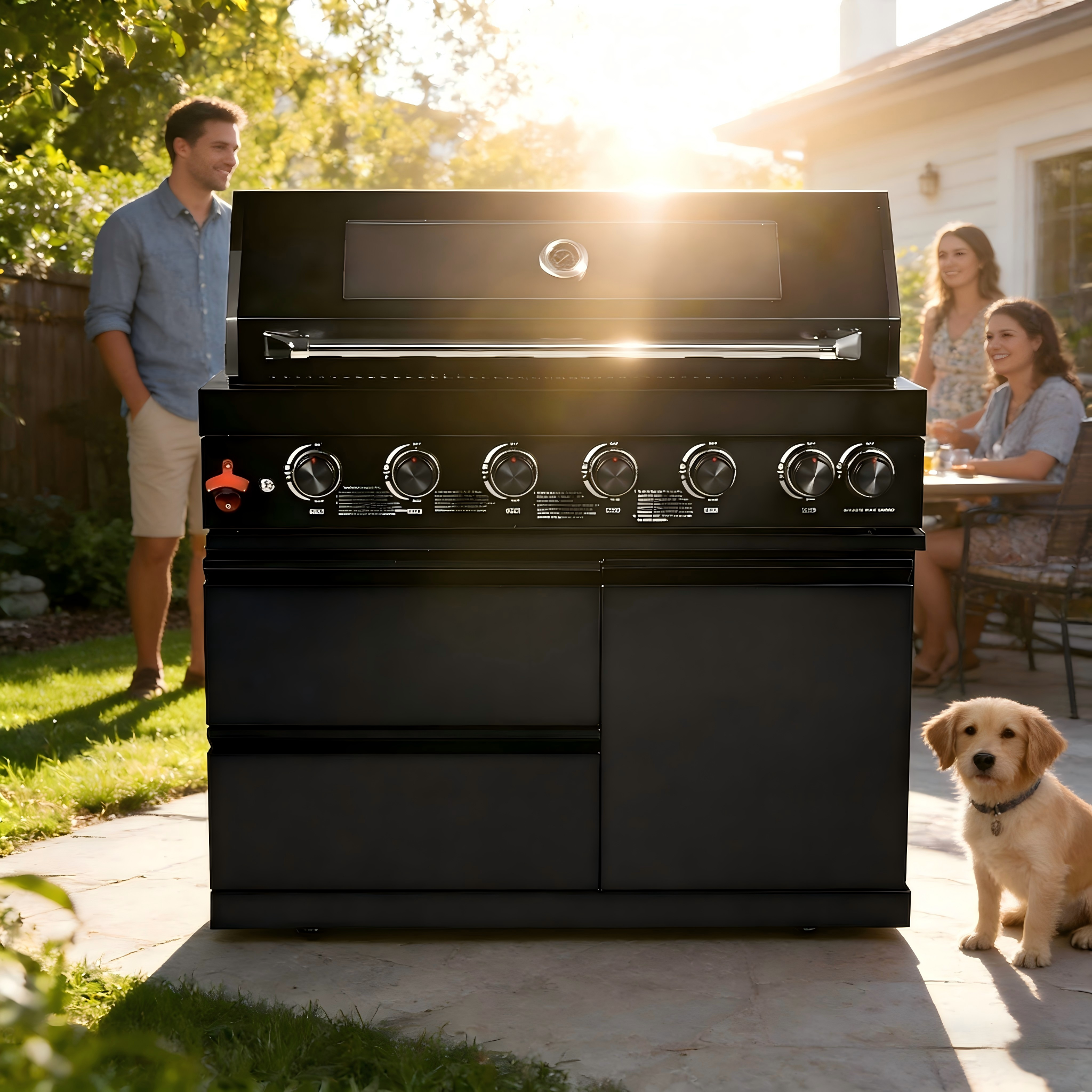 43-Inch Stainless Steel BBQ Grill by HouseOfZazla