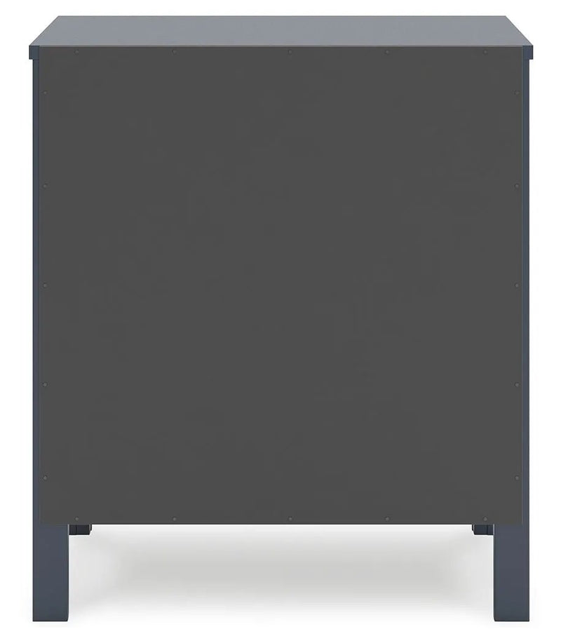 Simmenfort - Two Drawer Night Stand - Navy Blue by Unique Piece Furniture
