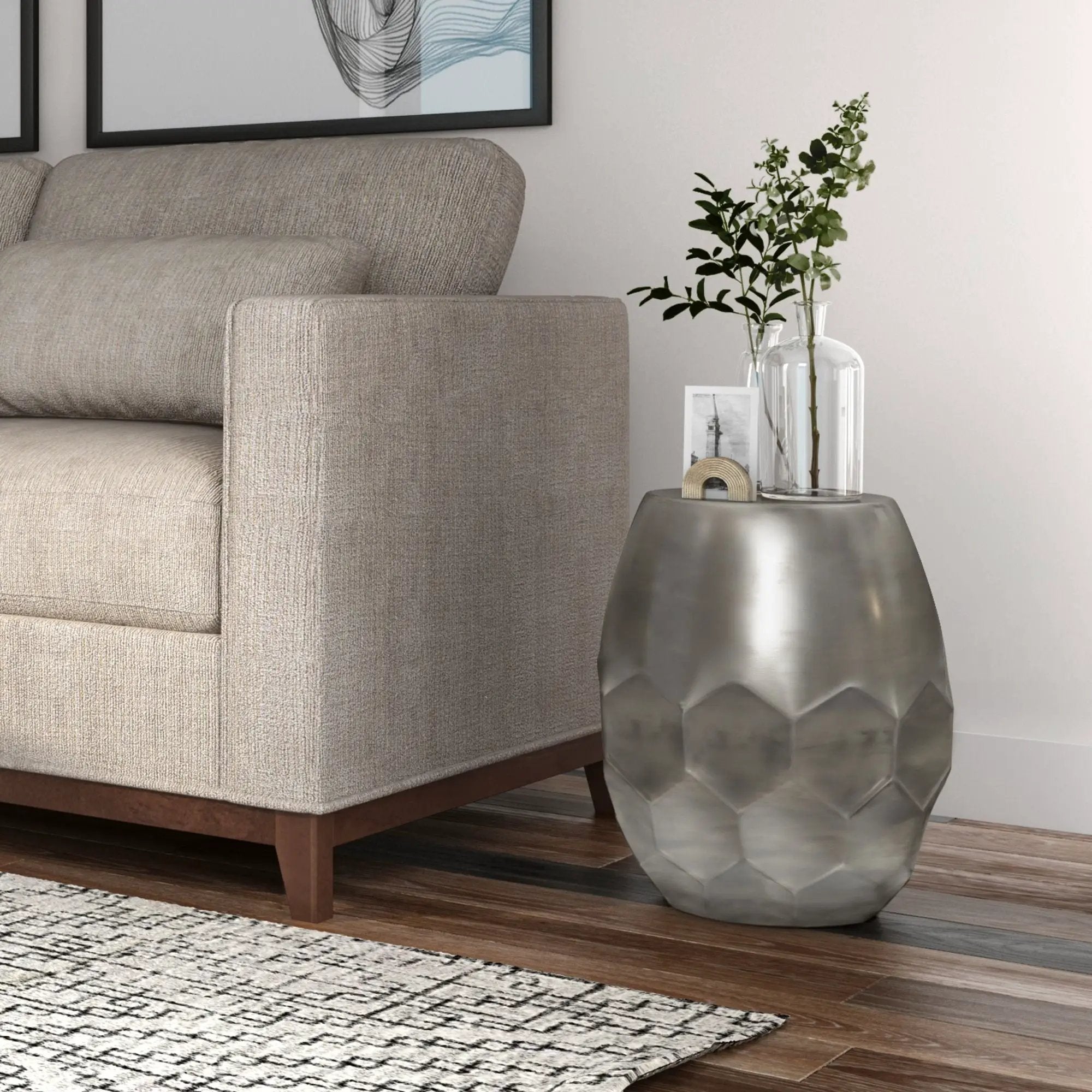 Flanigan - Hand Crafted Metal Accent Table by Unique Piece Furniture