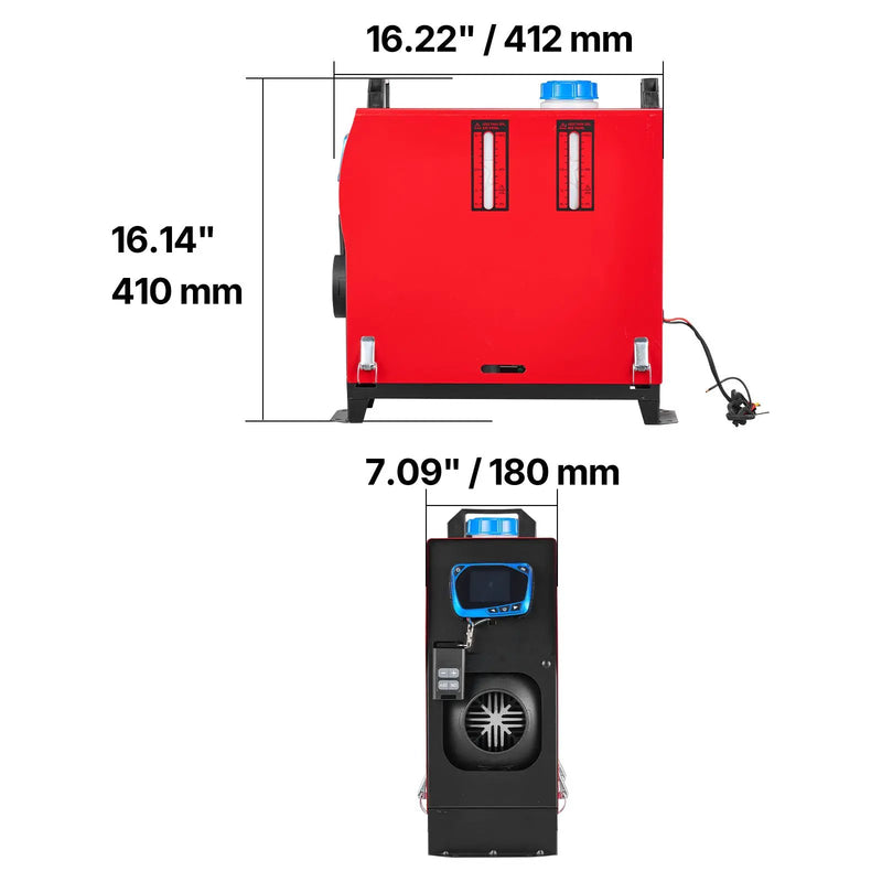 Diesel Air Heater Diesel Parking Heater 8 kW DC 12-24 V by HouseOfZazla