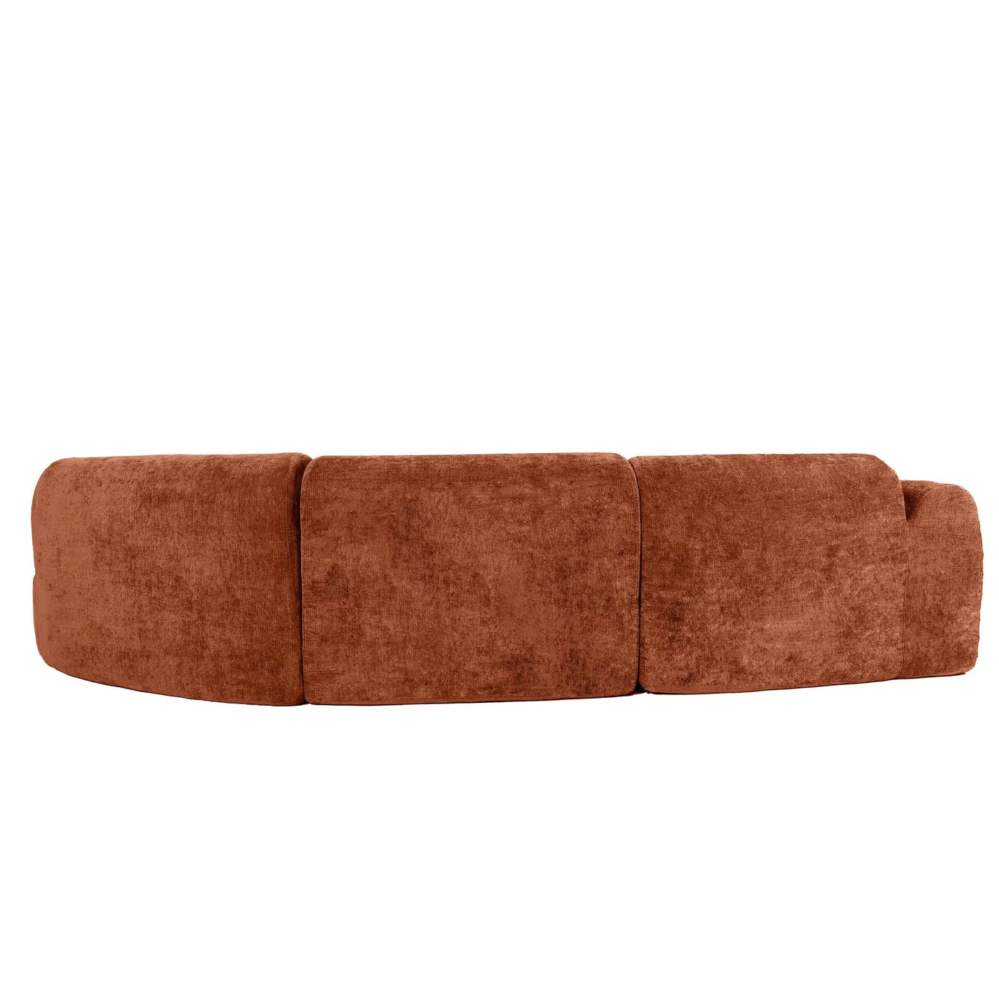 140" Modern Curved Sectional Sofa with Chaise Lounge by HouseOfZazla