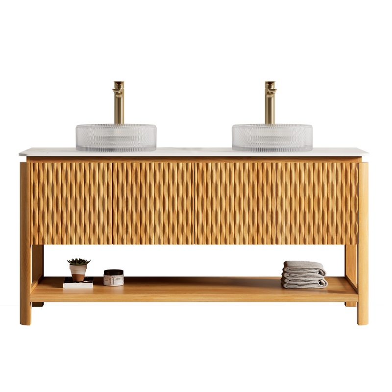 Sharma 60" Bathroom Vanity & Sinks by HouseOfZazla