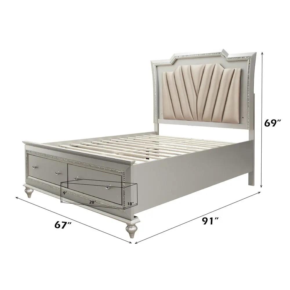 Kaitlyn - Bed (LED HB) by Unique Piece Furniture