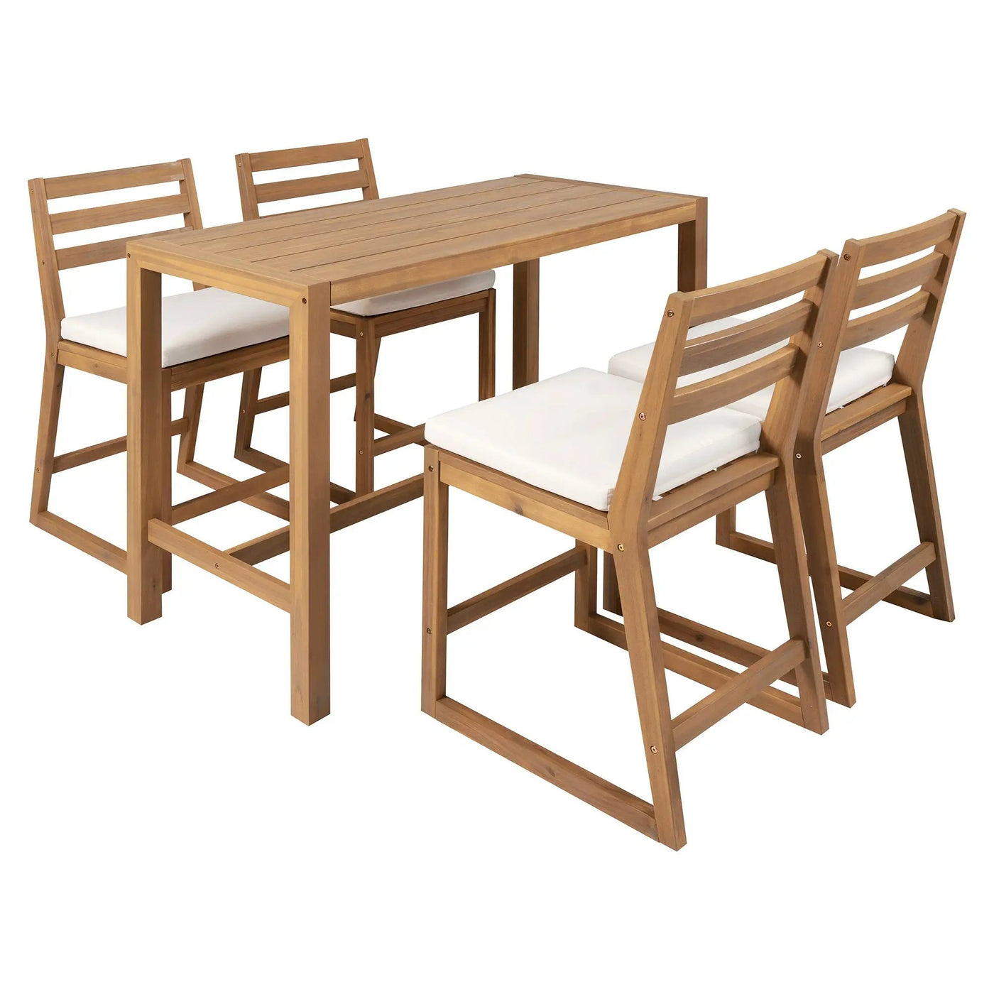 Patio Bar Set With Ergonomic Chairs by HouseOfZazla