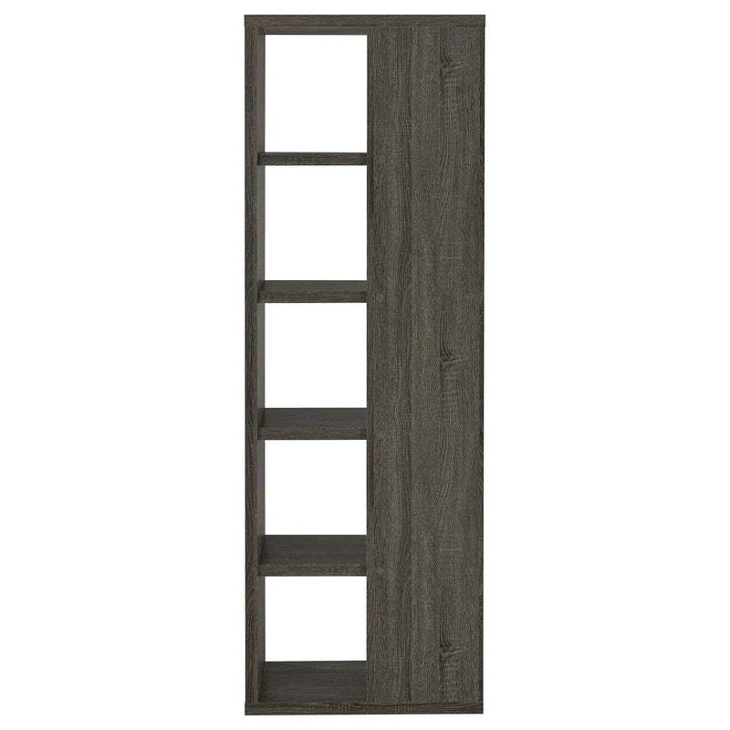Harrison 71-inch 5-shelf Bookshelf Weathered Grey by Unique Piece Furniture