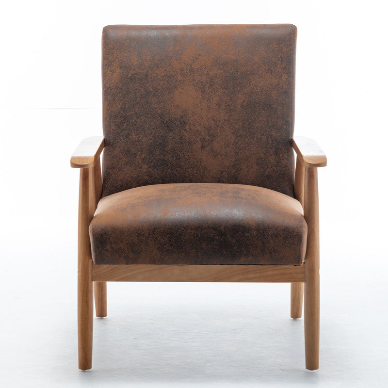 Wide Arm Chair - Light Brown by HouseOfZazla