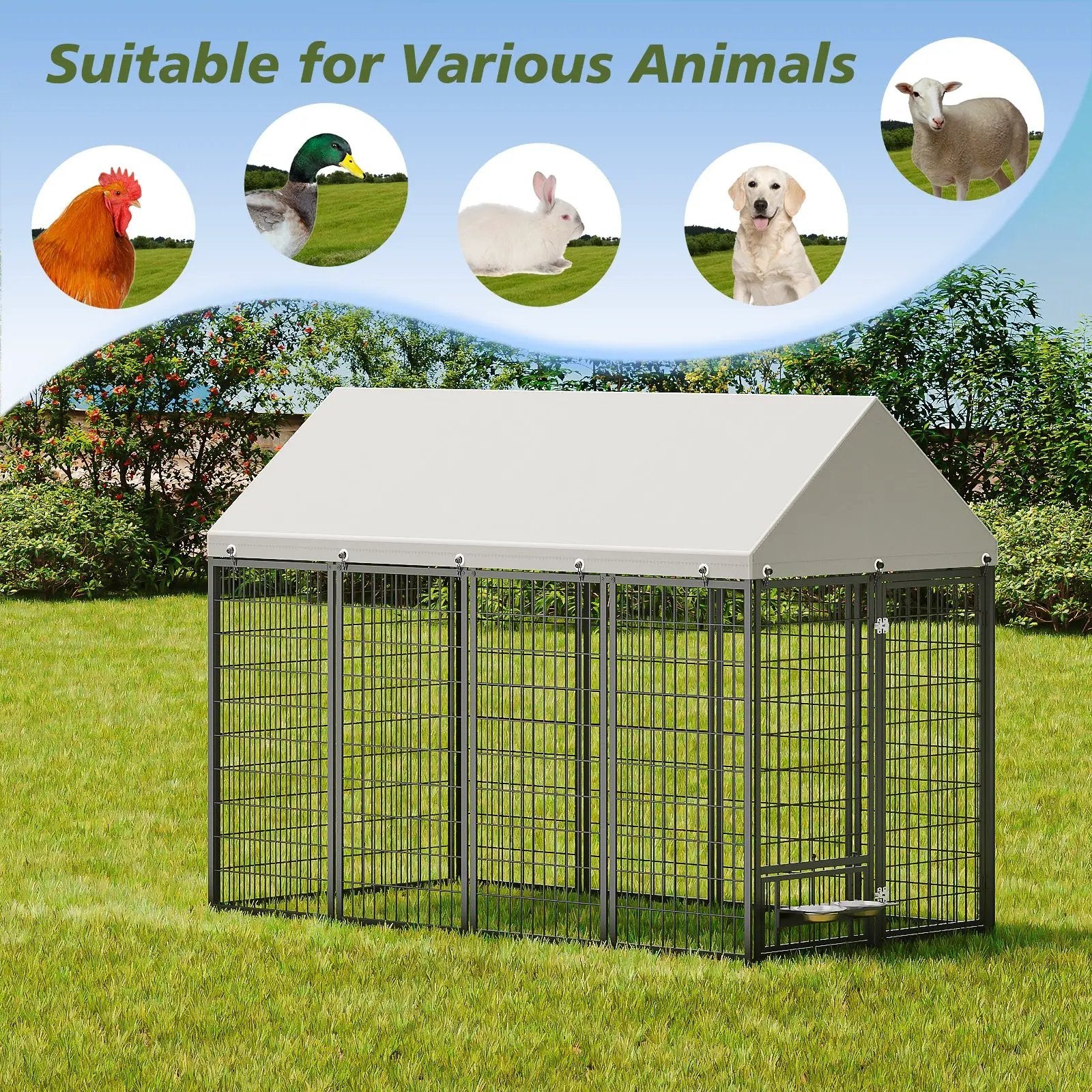 Large Dog Kennel Outdoor Pet Pens by HouseOfZazla
