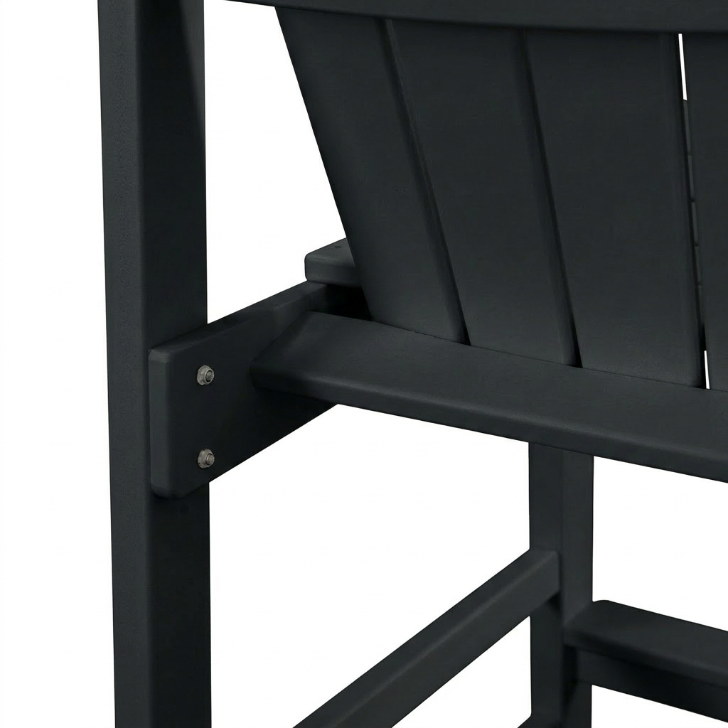 HDPE Bar Height Adirondack Chair with Cup Holder, photo 4 of 10
