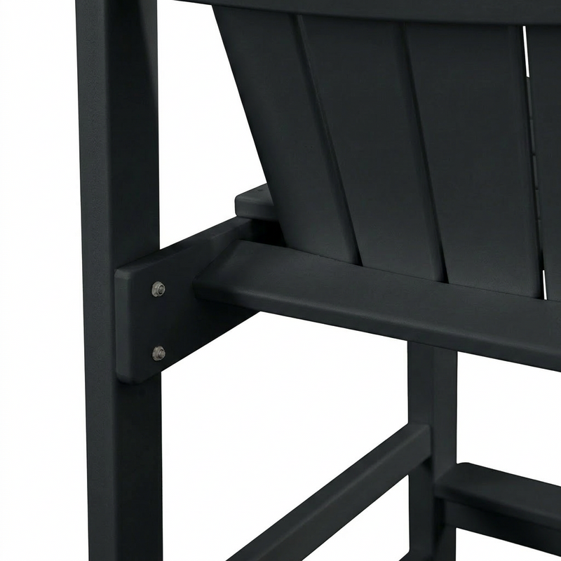HDPE Bar Height Adirondack Chair with Cup Holder, photo 4 of 10