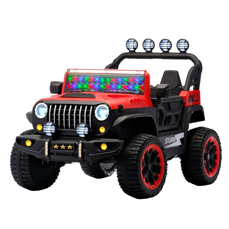 Electric Car With Remote Control, Colorful LED Lights, USB & MP3 by HouseOfZazla