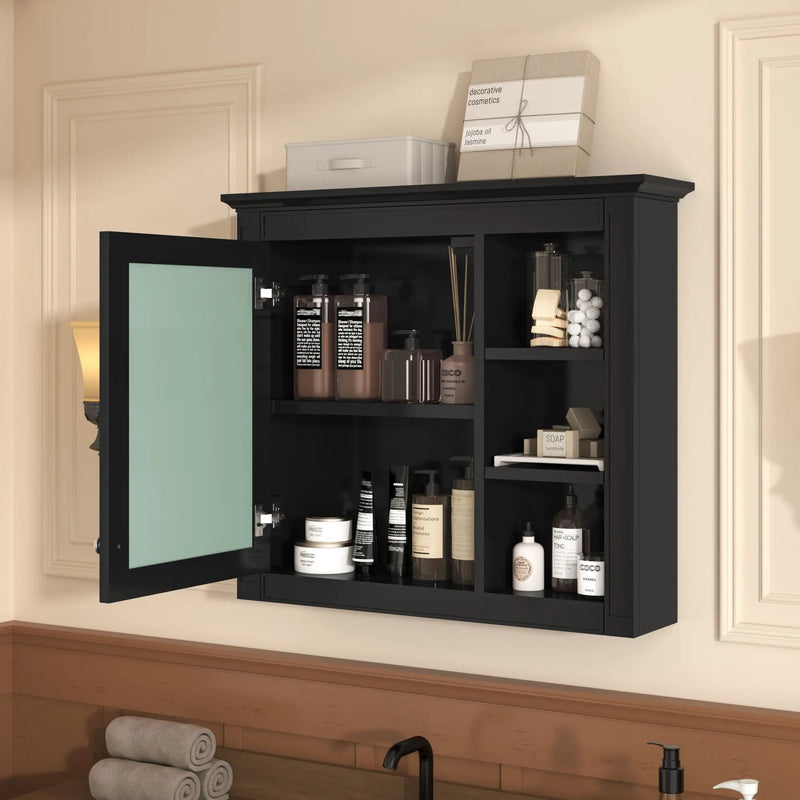 Modern Wall-Mounted Medicine Cabinet With Mirror by Unique Piece Furniture