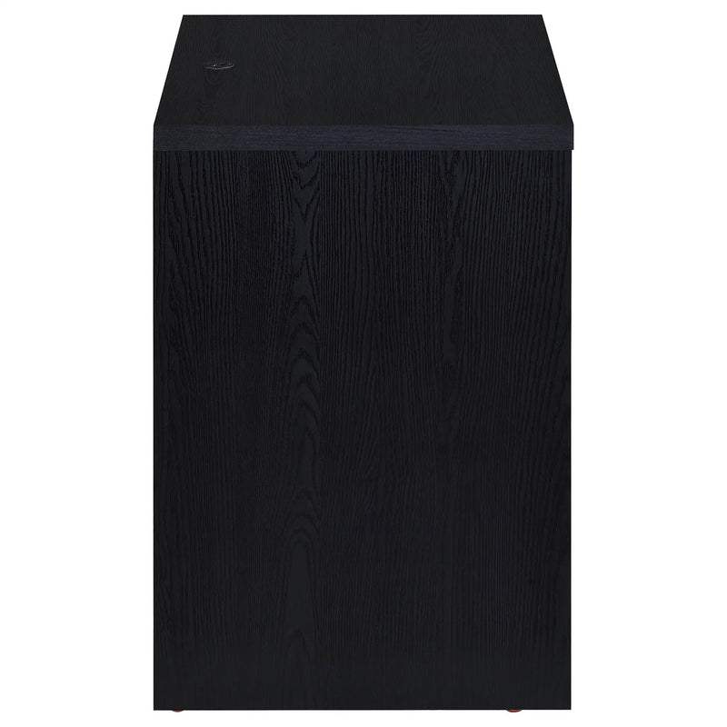 Geary - 2 Drawer Nightstand With LED Lights And USB Charging Ports by HouseOfZazla