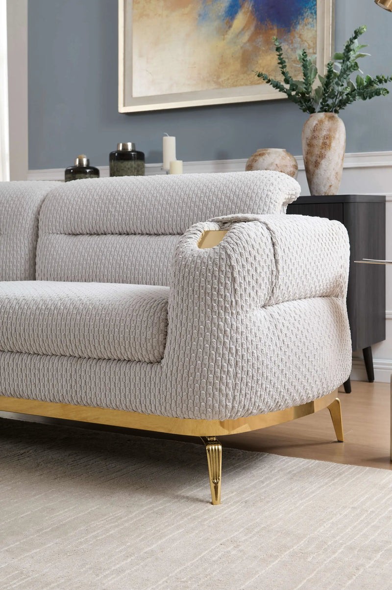 Zoe Modern Style Loveseat by HouseOfZazla