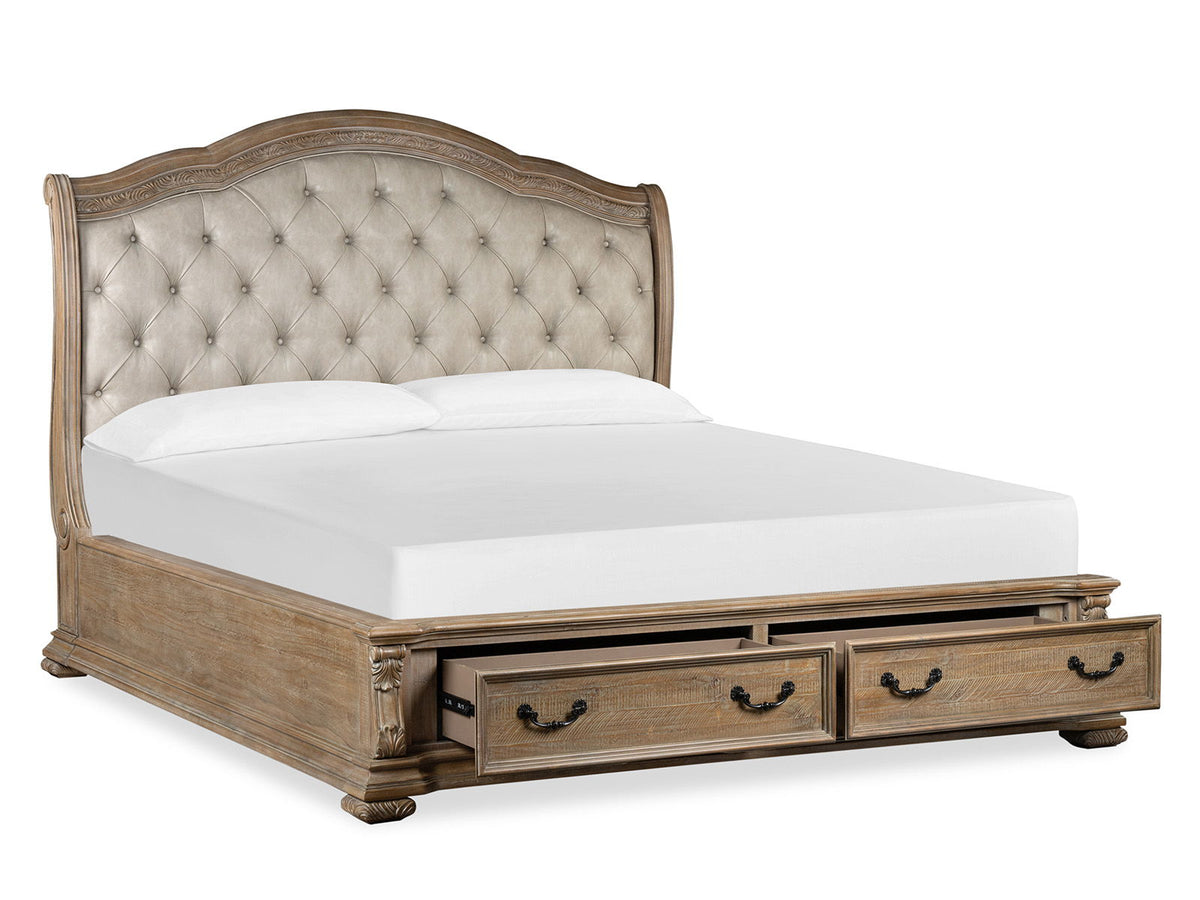 Marisol - Upholstered Sleigh Storage Bed, photo 5 of 7