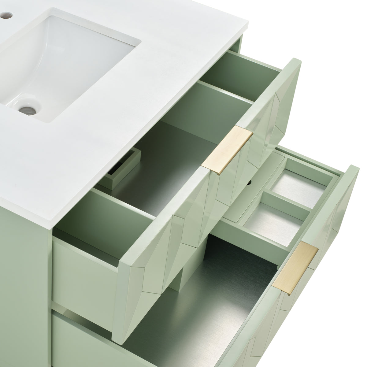James Martin Emmeline 36" Single Bathroom Vanity, Pistachio, view 36