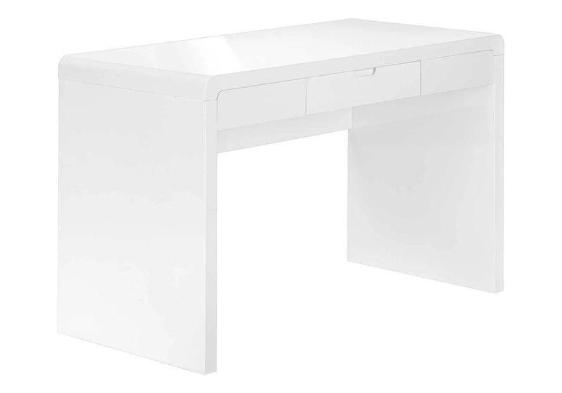 Computer Desk For Home Office, Storage Drawers, Contemporary & Modern - White by Unique Piece Furniture