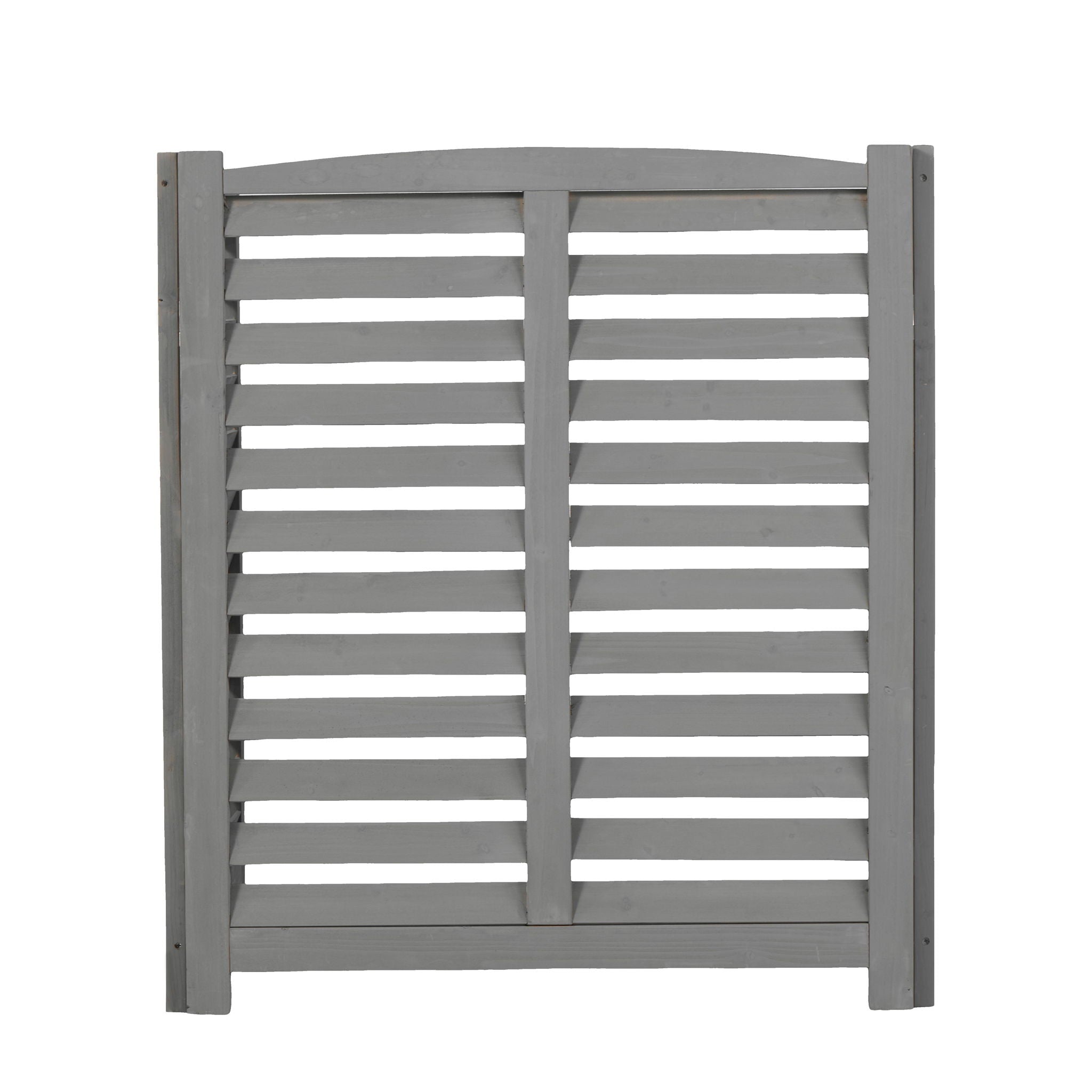 3 Panel Outdoor Wooden Air Conditioner Fence by HouseOfZazla