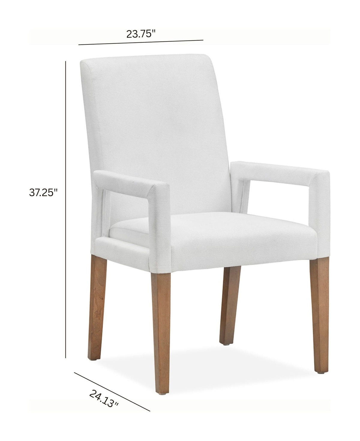 Lindon - Dining Arm Chair With Upholstered Seat & Back (Set of 2), photo 13 of 14