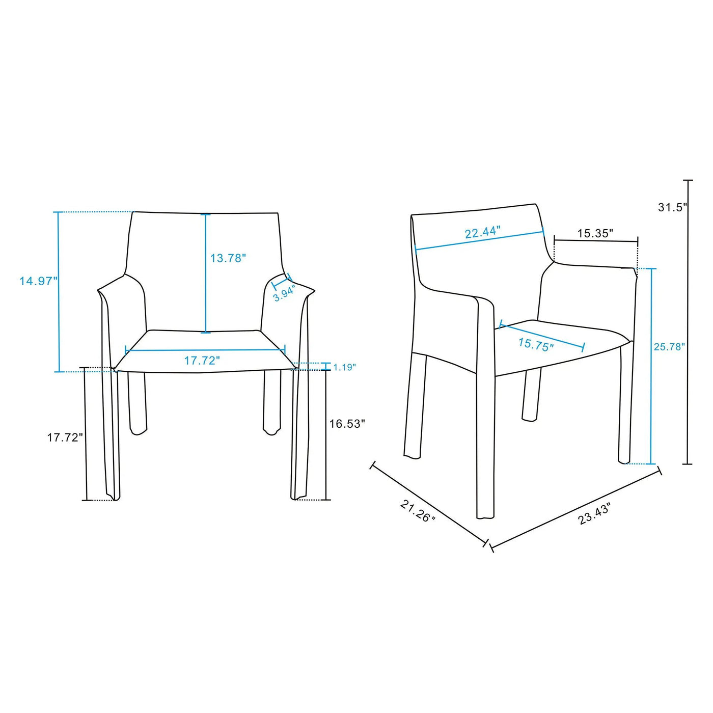 Vogue - Dining Chair by HouseOfZazla