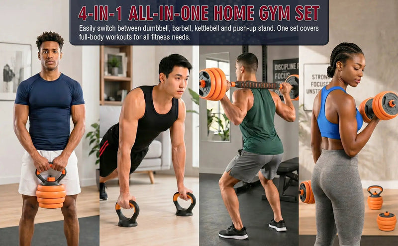 66LB Adjustable Dumbbell Set by HouseOfZazla