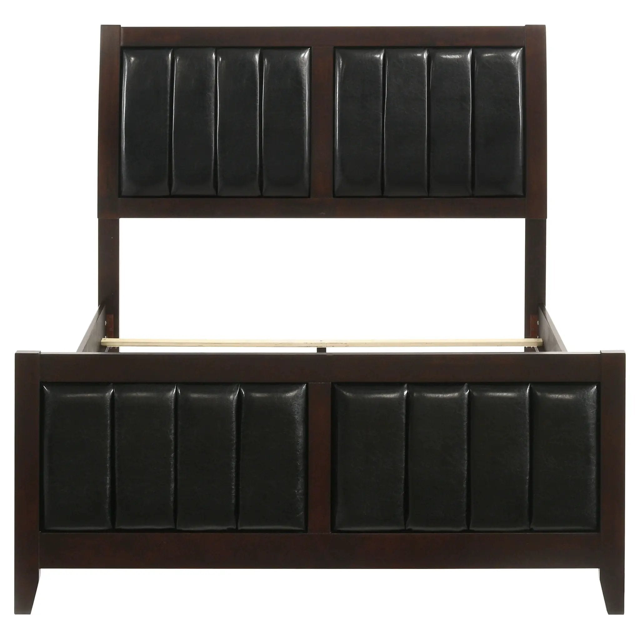 Carlton Wood Full Panel Bed Cappuccino by Unique Piece Furniture