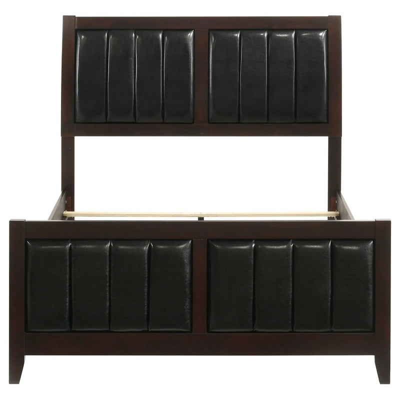Carlton Wood Full Panel Bed Cappuccino by Unique Piece Furniture