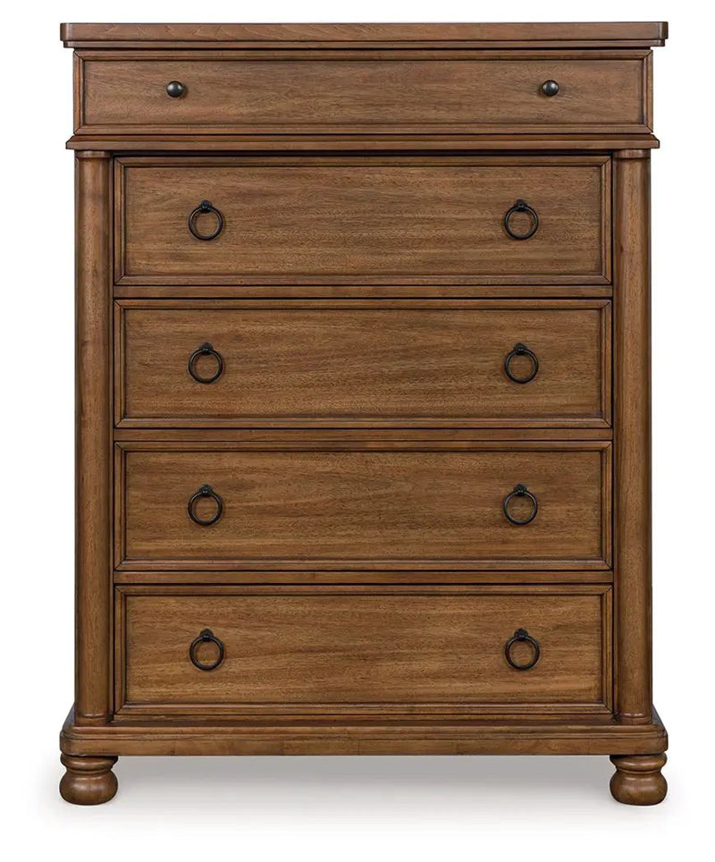 Rowlenstown - Five Drawer Chest by Unique Piece Furniture