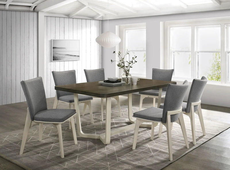 Biloxi 71-inch Rectangular Wood Dining Table Greyish Brown by Unique Piece Furniture