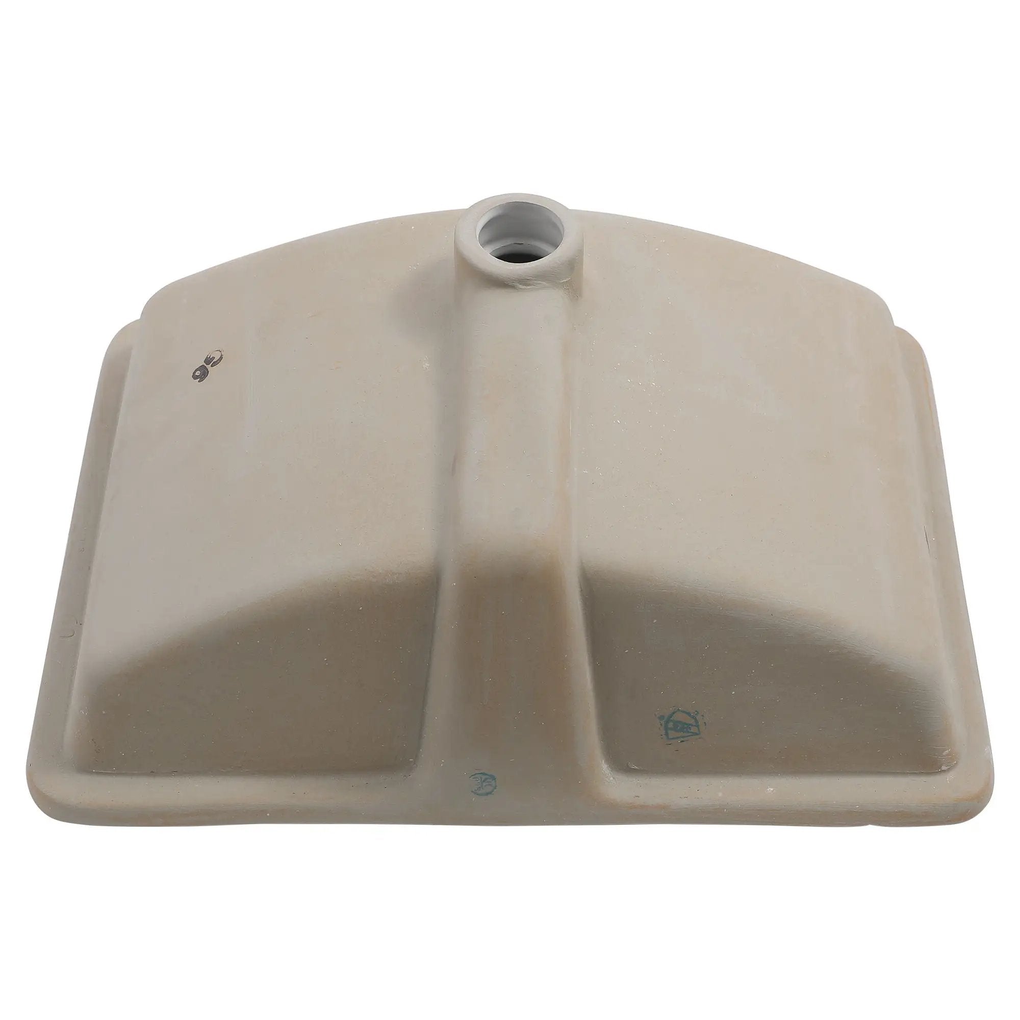 Modern Ceramic Undermount Bathroom Sink With Overflow, High Quality by HouseOfZazla