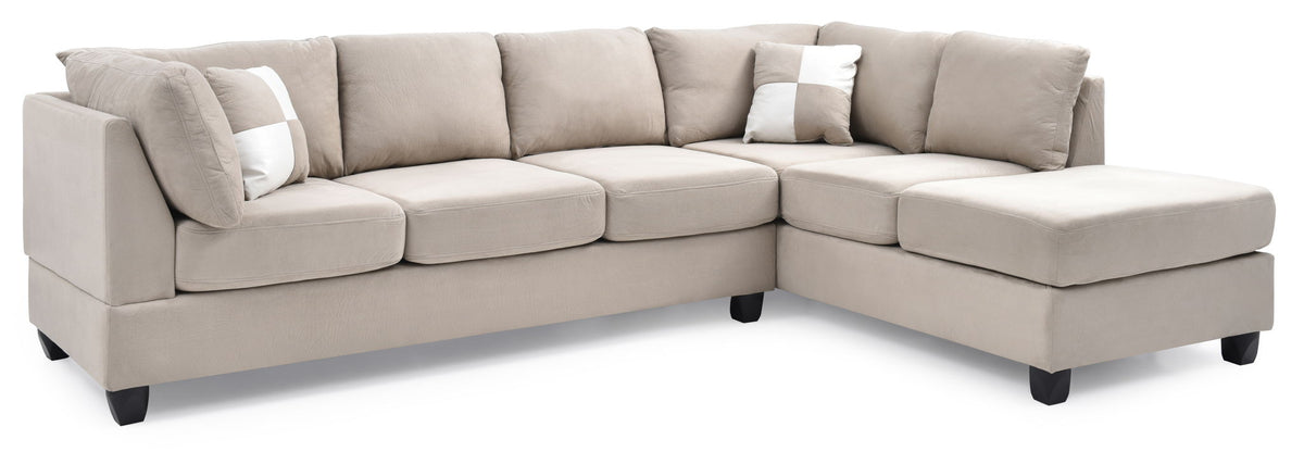 Comfort Sectional with Removable Backs - Multiple Colors, photo 8 of 40