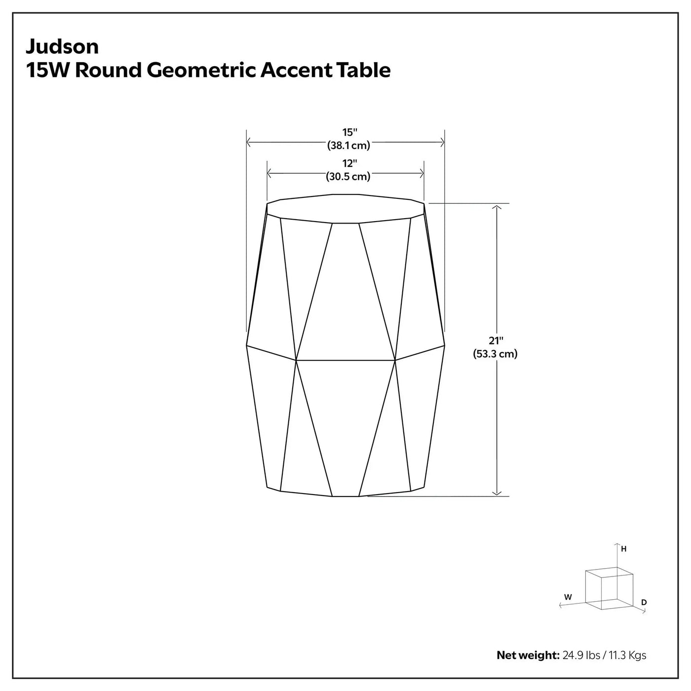 Judson - Side Table by HouseOfZazla