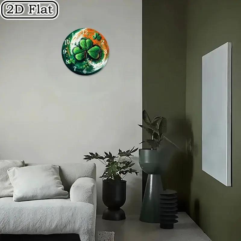 Wall Clock - Silent Wooden Round by House Of Avana