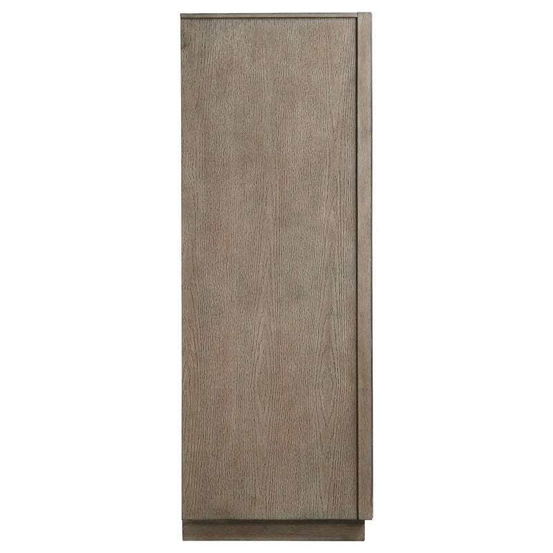 Prescott - 5 Drawer Bedroom Chest With Mitered Trim - Taupe by HouseOfZazla