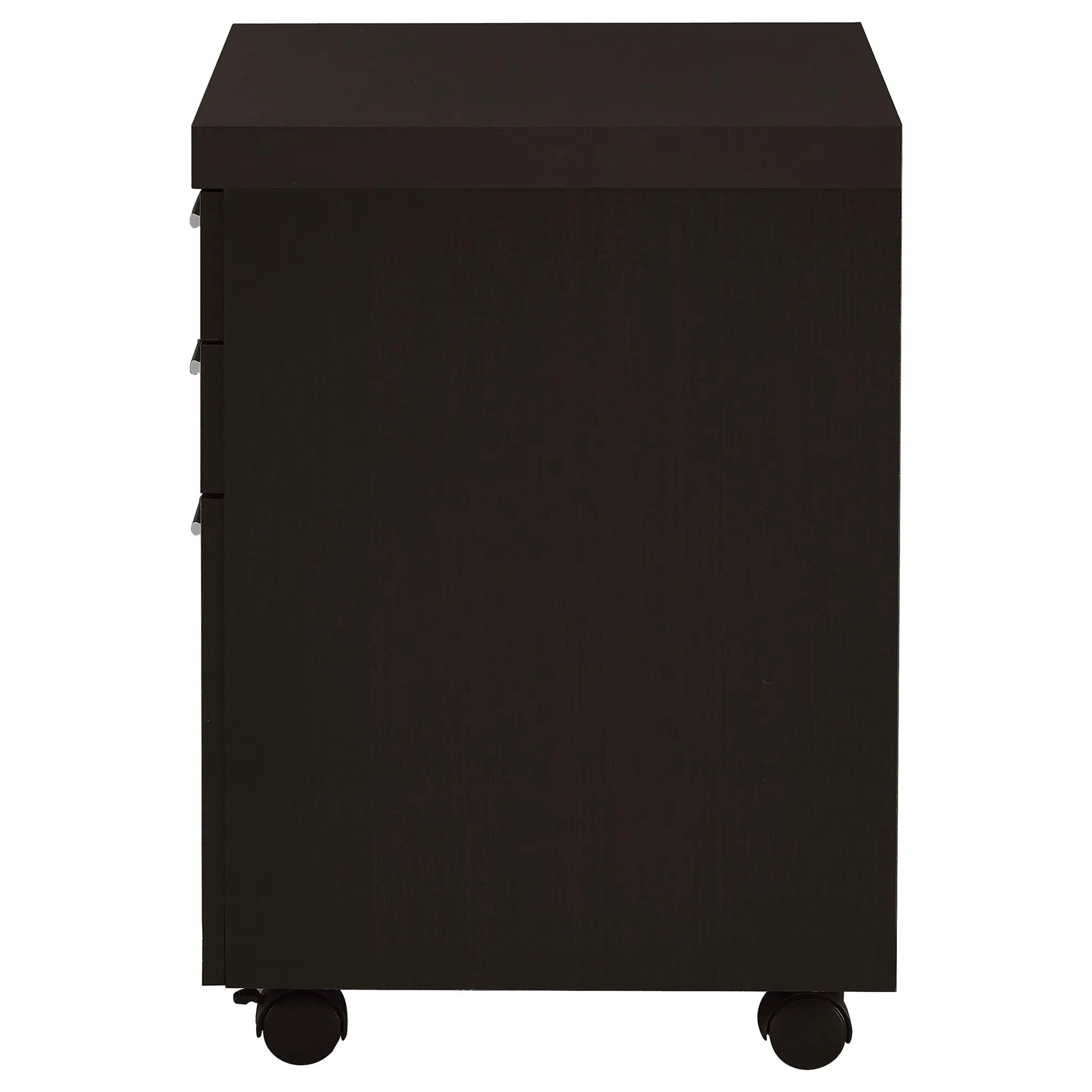 Skylar 3-drawer Home Office Mobile File Cabinet Cappuccino by Unique Piece Furniture