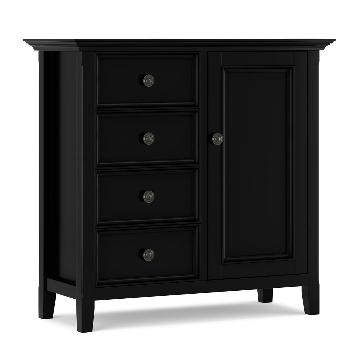 Handcrafted Medium Storage Cabinet with Adjustable Shelves - Dark Brown, Light Brown, Black, White, photo 4 of 32
