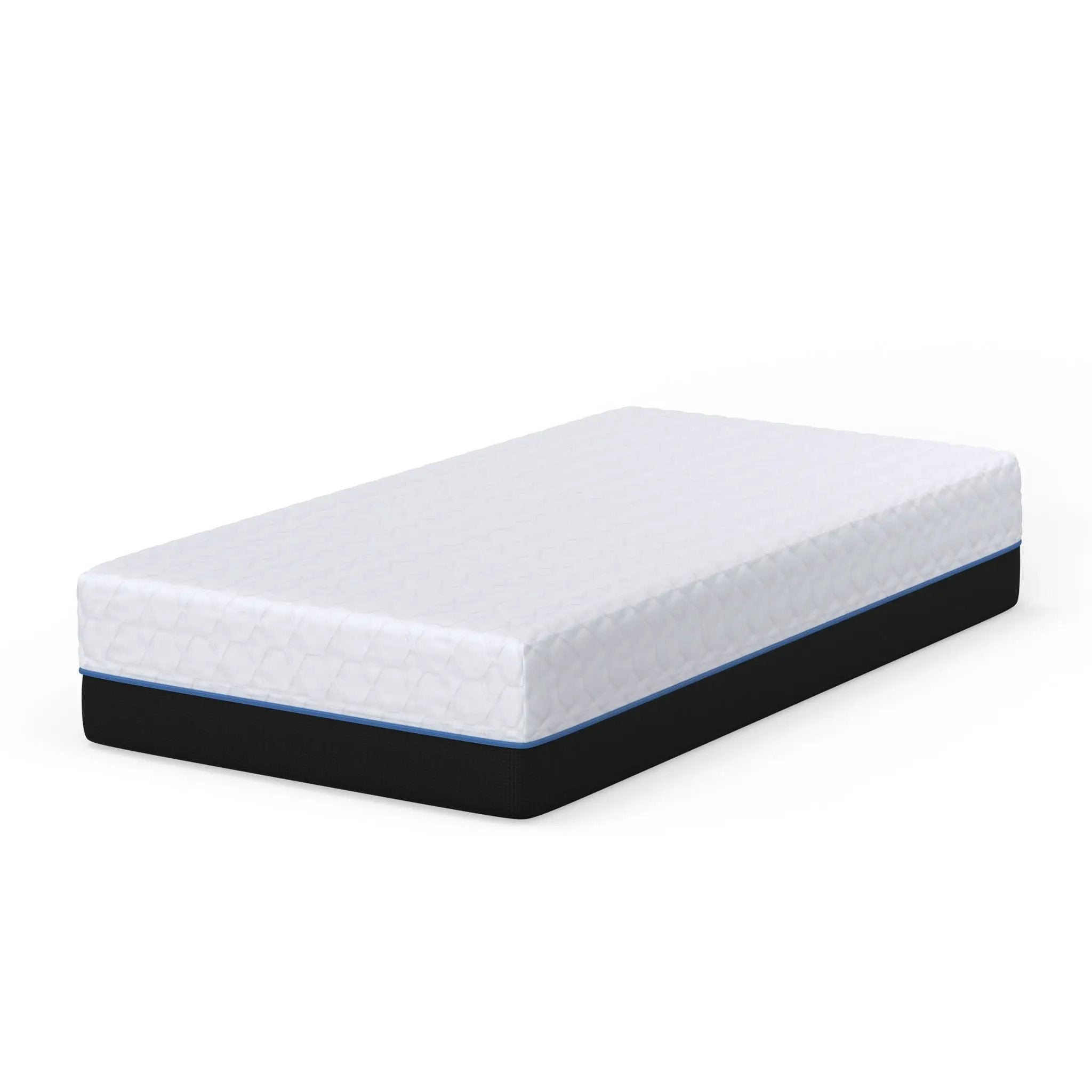 Copper Lux - 14" Plush Memory Foam Mattress With Phase Change Cooling Fabric by HouseOfZazla