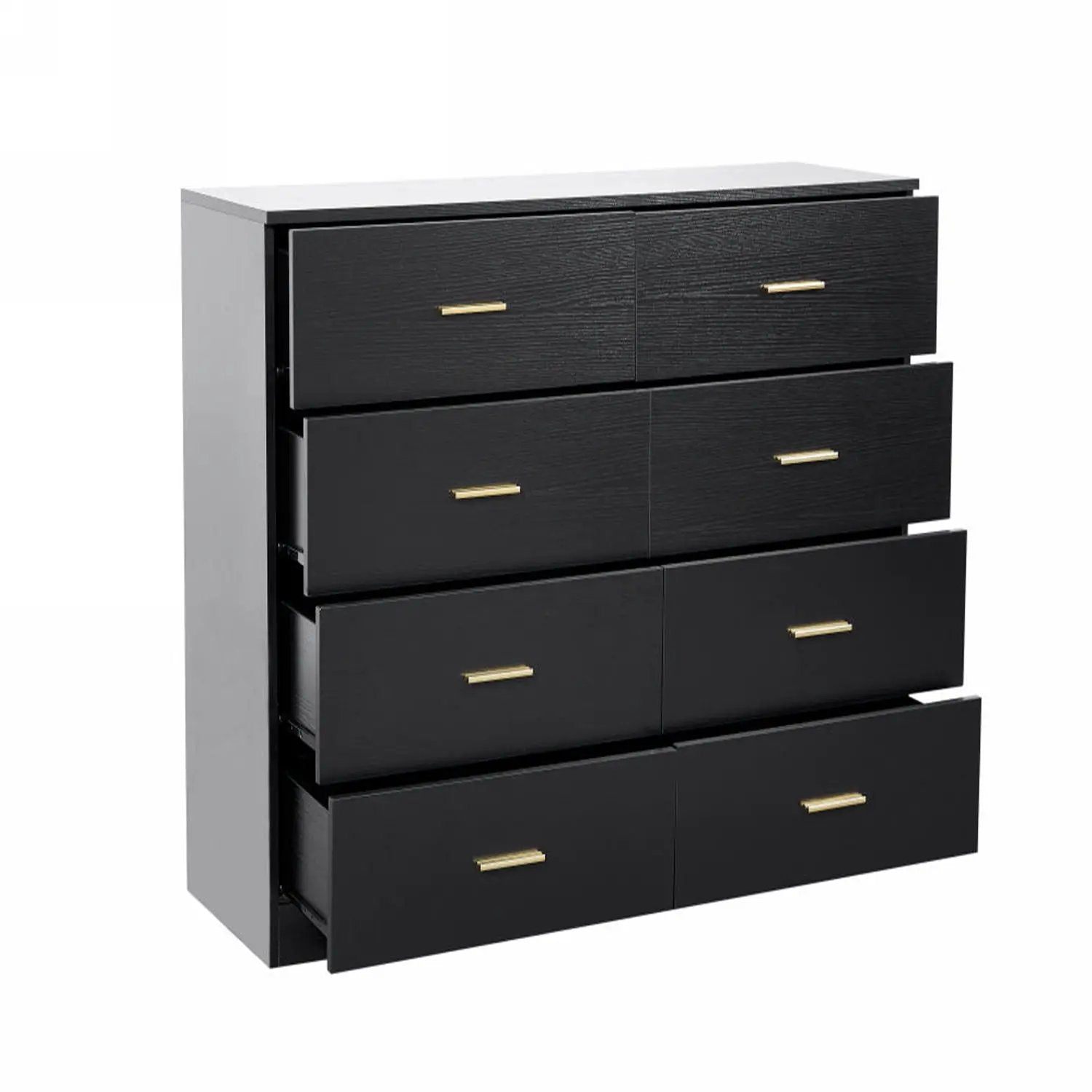 Modern Drawer Dresser For Bedroom, Ample Storage Wide Chest Of Drawers by HouseOfZazla
